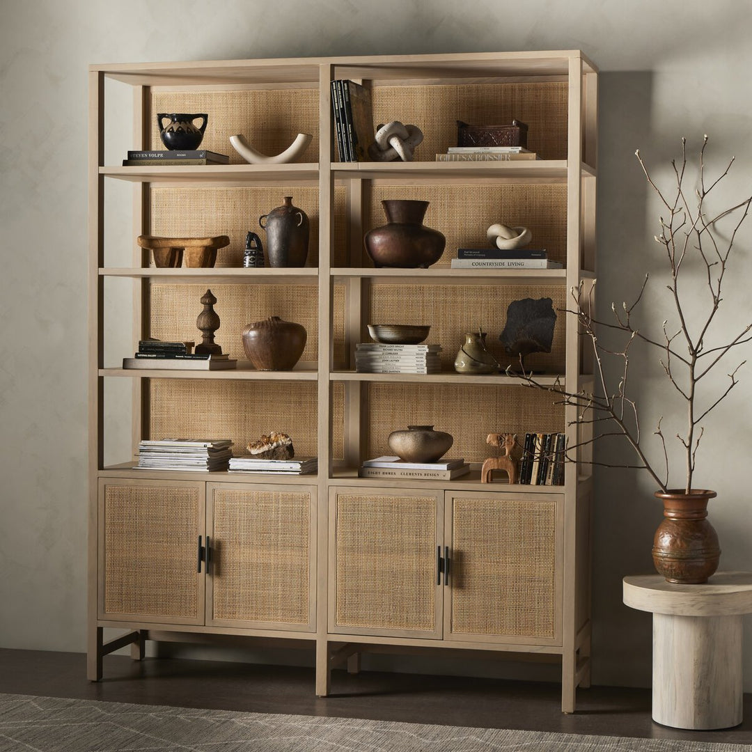 Caprice Wide Bookshelf