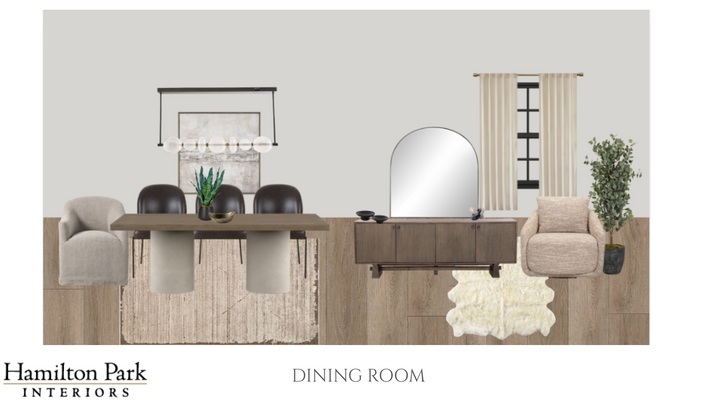 Dining Room E-Design Services