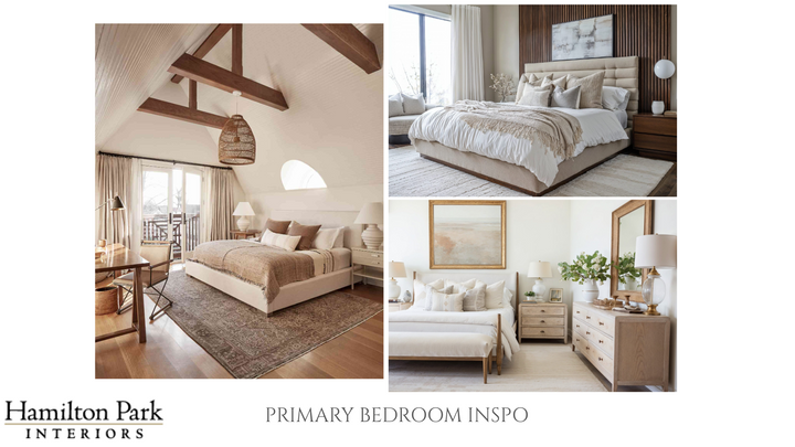Primary Bedroom E-Design Services