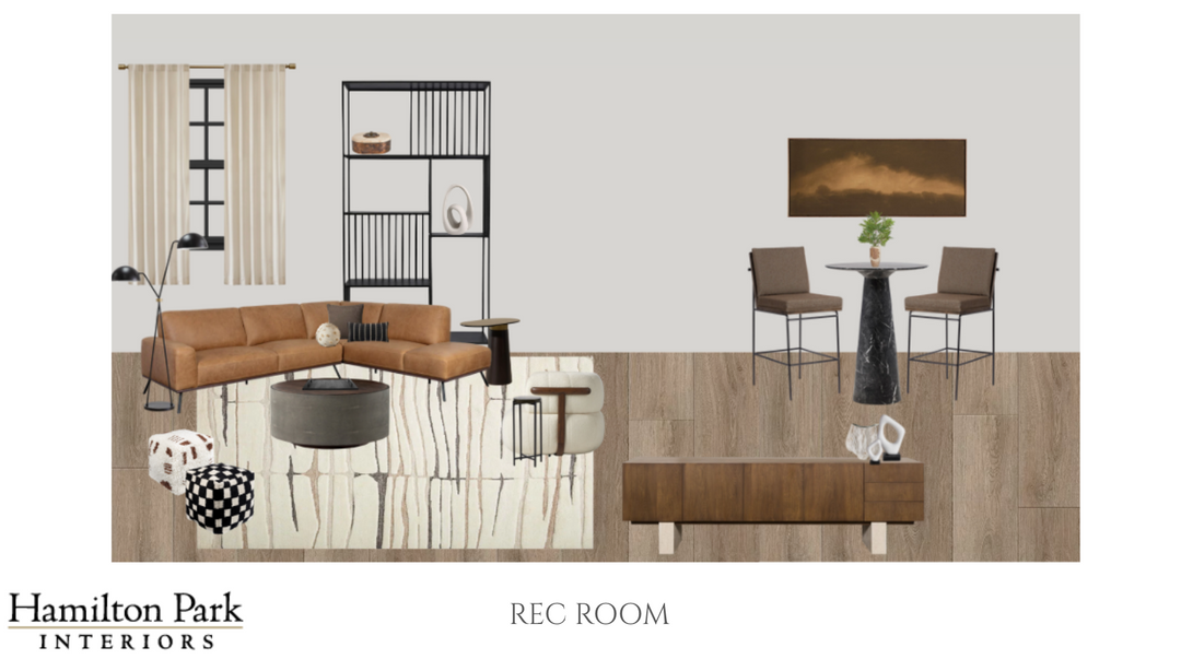 Rec/Game Room E-Design Services