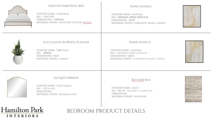 Bedroom E-Design Services