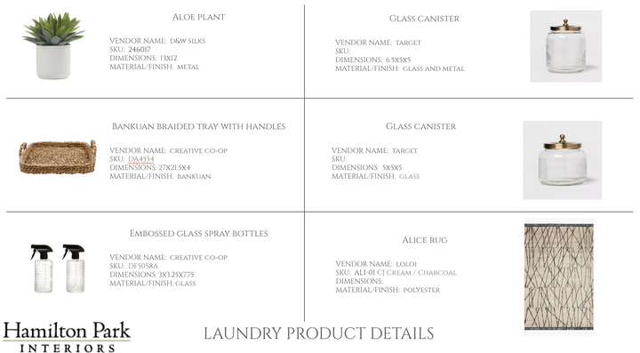 Laundry Room E-design Service