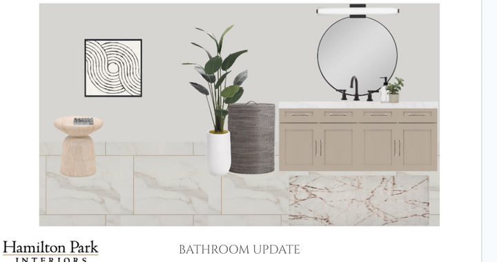 Bathroom Update E-design Service