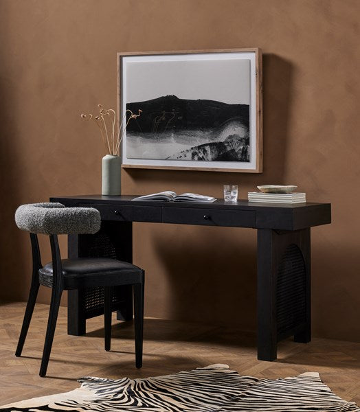 TILDA DESK-BLACK WASH MANGO