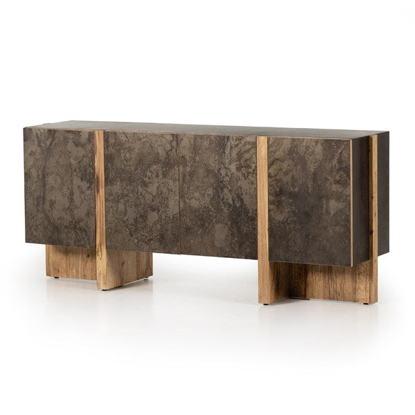 BINGHAM SIDEBOARD-RUSTIC OAK VENEER