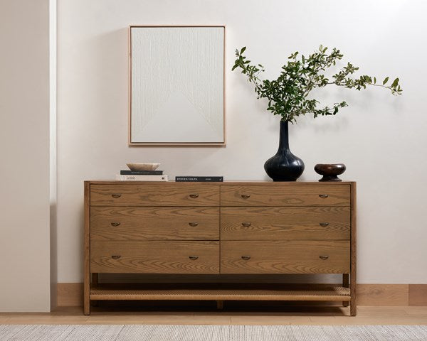 ZUMA 6 DRAWER DRESSER-DUNE ASH