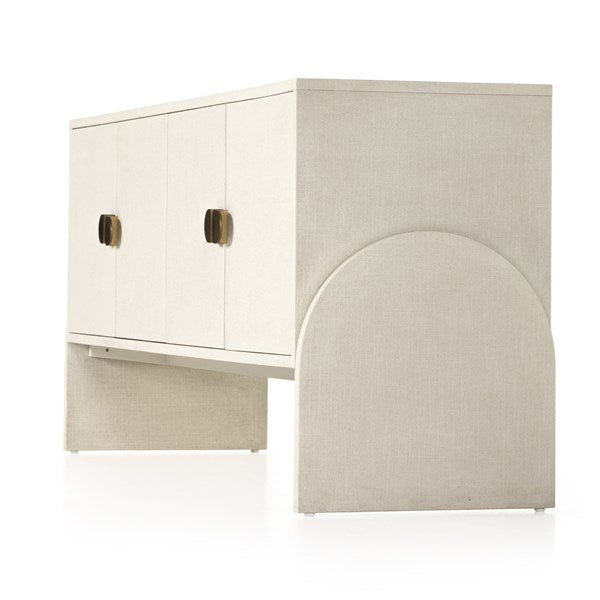 CRESSIDA SIDEBOARD-IVORY PAINTED LINEN