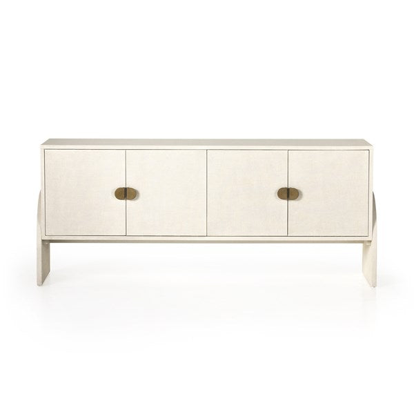 CRESSIDA SIDEBOARD-IVORY PAINTED LINEN