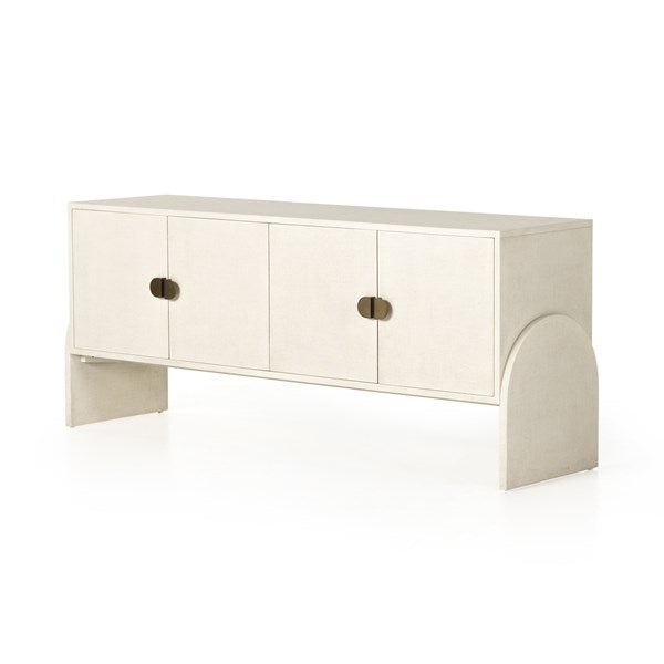 CRESSIDA SIDEBOARD-IVORY PAINTED LINEN