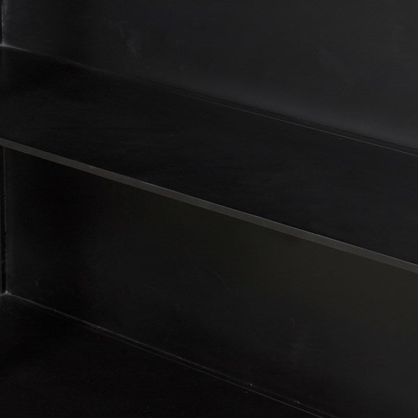 BELMONT WIDE METAL CABINET-BLACK