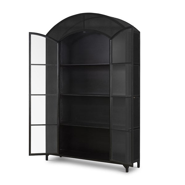 BELMONT WIDE METAL CABINET-BLACK