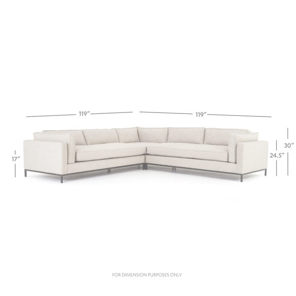 GRAMMERCY 3-PIECE SECTIONAL